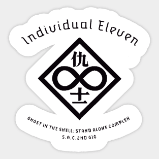 Individual Eleven Sticker